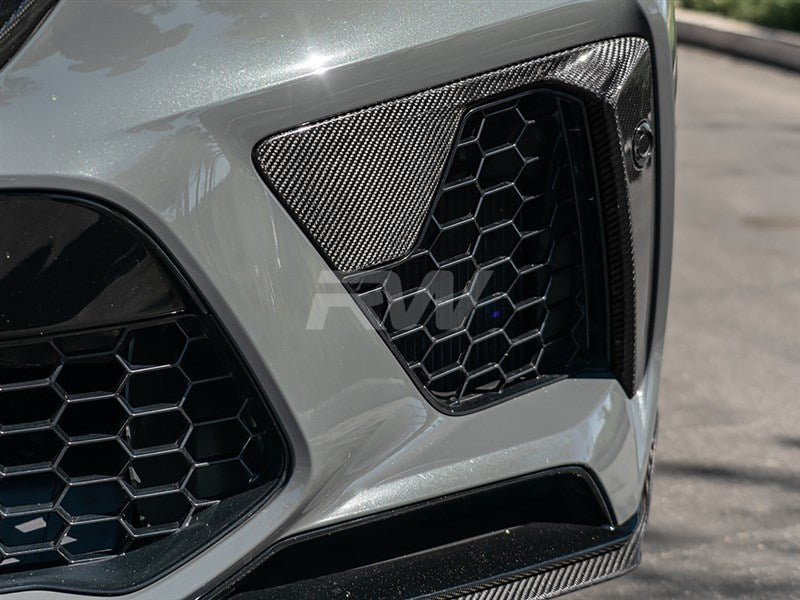 BMW F95 X5M Carbon Fiber Front Air Duct Trims