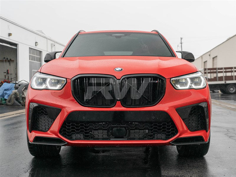 BMW F95 X5M Carbon Fiber Front Splitters