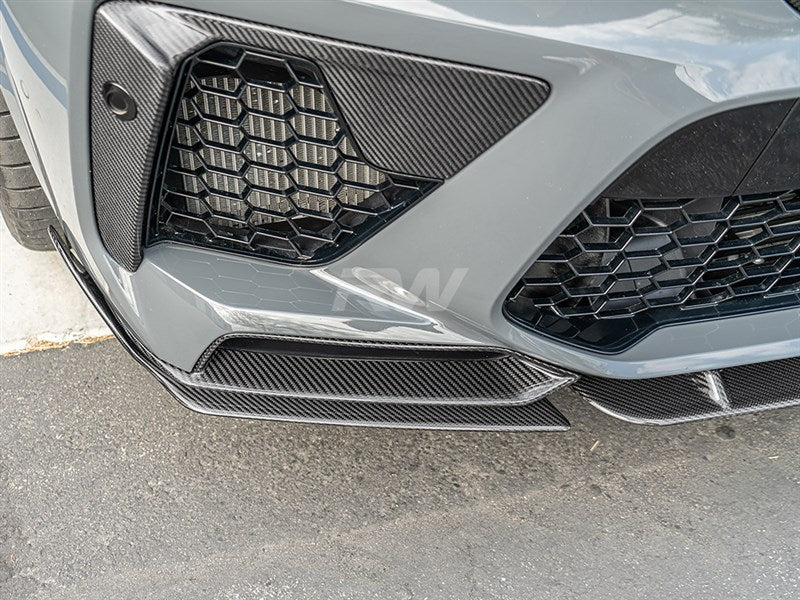 BMW F95 X5M Carbon Fiber Front Splitters