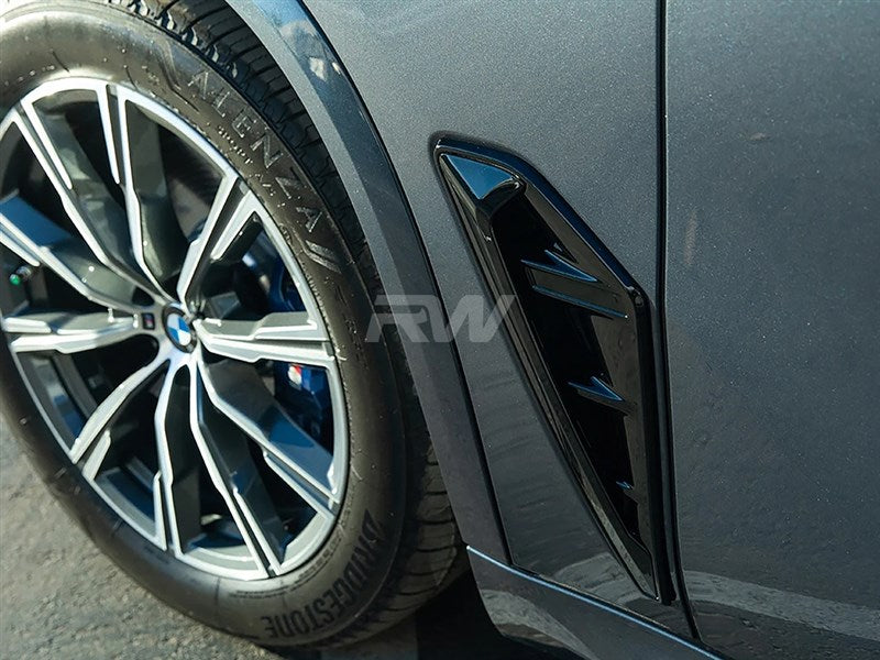 BMW F95 X5M/G05 X5 Gloss Black Fender Trims