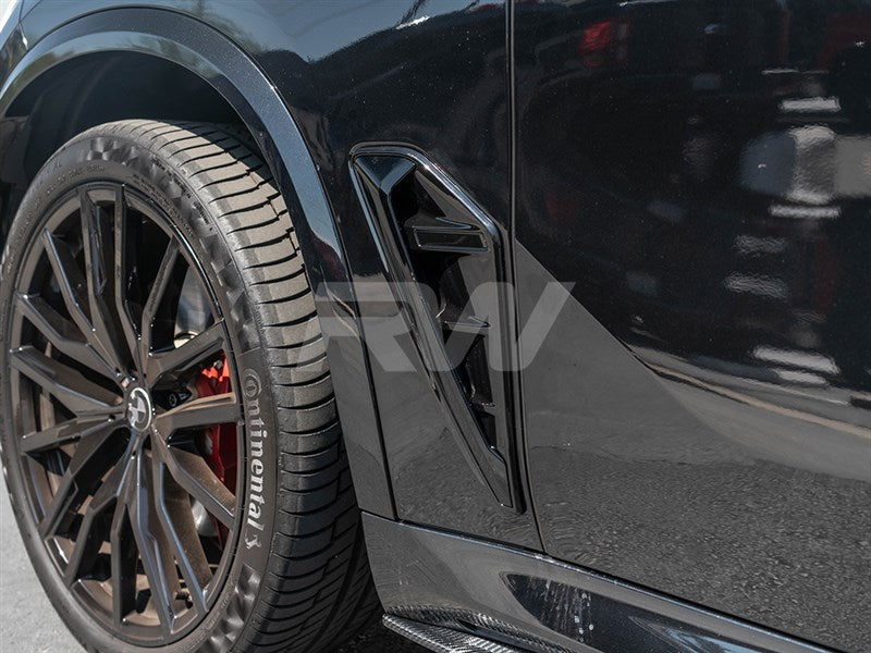 BMW F95 X5M/G05 X5 Gloss Black Fender Trims