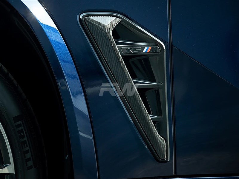 BMW F95 X5M Carbon Fiber Side Vent Covers