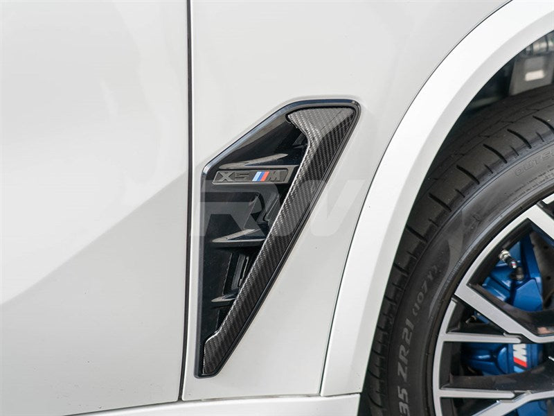 BMW F95 X5M Carbon Fiber Side Vent Covers