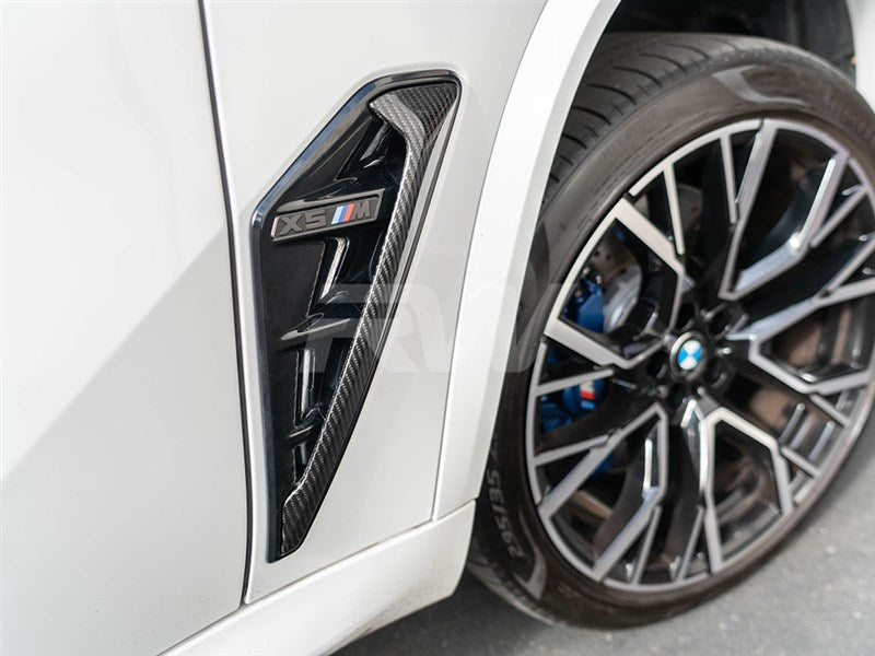 BMW F95 X5M Carbon Fiber Side Vent Covers