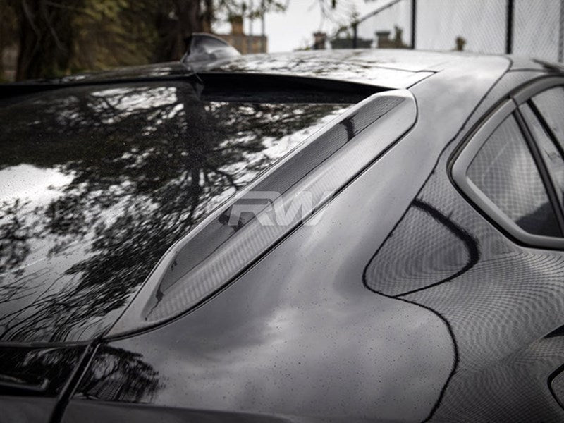 BMW F96 X6M G06 X6 Carbon Fiber Rear Fin Set
