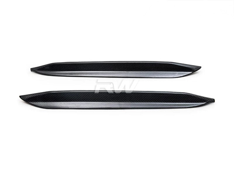 BMW F96 X6M G06 X6 Carbon Fiber Rear Fin Set