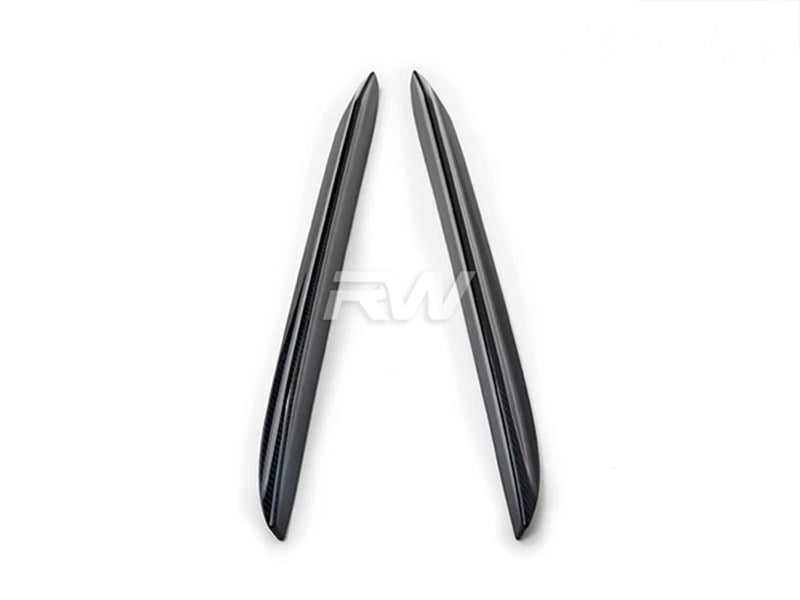 BMW F96 X6M G06 X6 Carbon Fiber Rear Fin Set