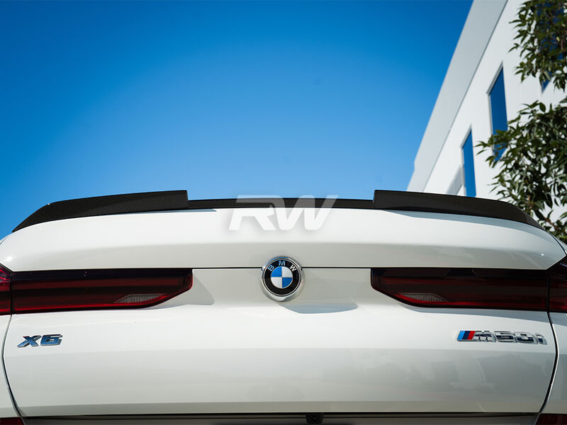 BMW F96 X6M G06 X6 DTM CF Trunk Spoiler