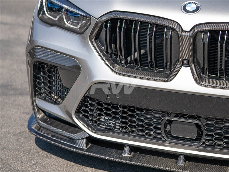 BMW F96 X6M RWS Carbon Fiber Front Lip