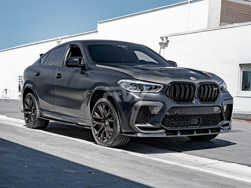 BMW F96 X6M RWS Carbon Fiber Front Lip