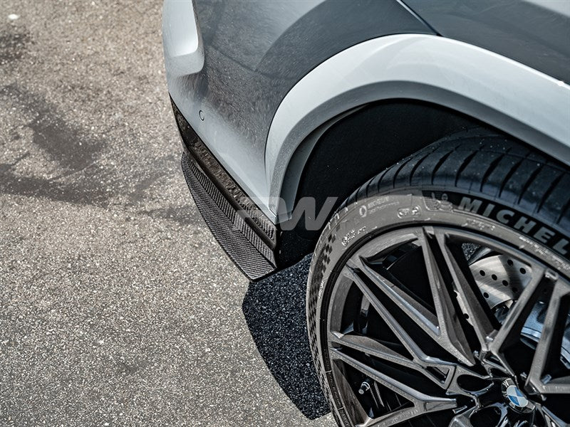 BMW F95 X5M F96 X6M CF Rear Splitters