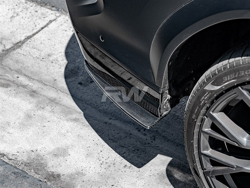 BMW F95 X5M F96 X6M CF Rear Splitters