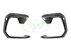 BMW F96 X6M CF Upper Bumper Splitters