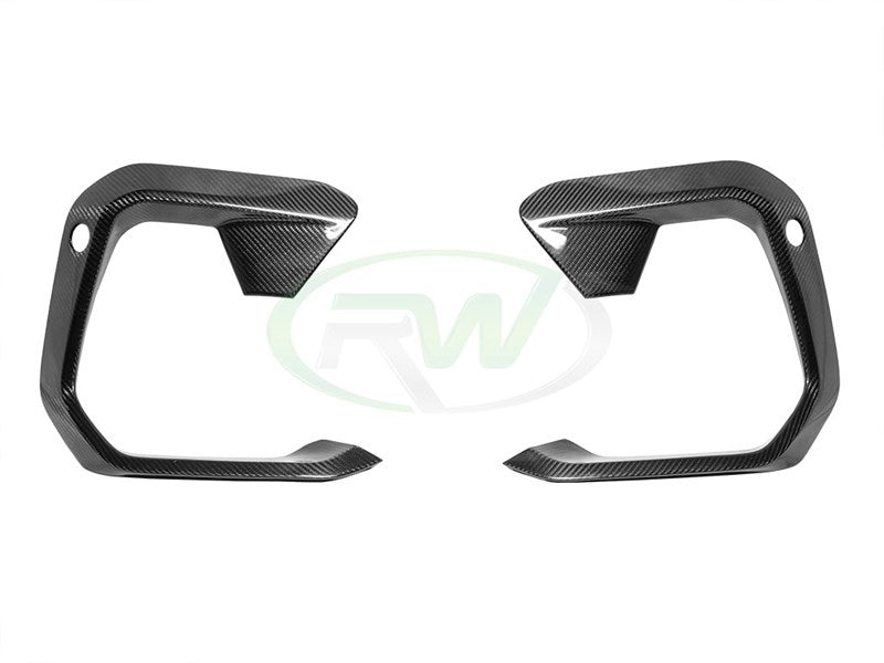 BMW F96 X6M CF Upper Bumper Splitters