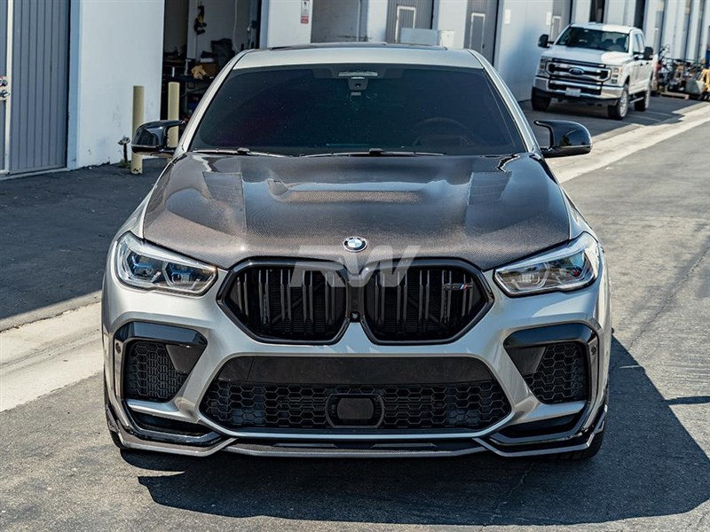 BMW F96 X6M Carbon Fiber DTM Front Lip