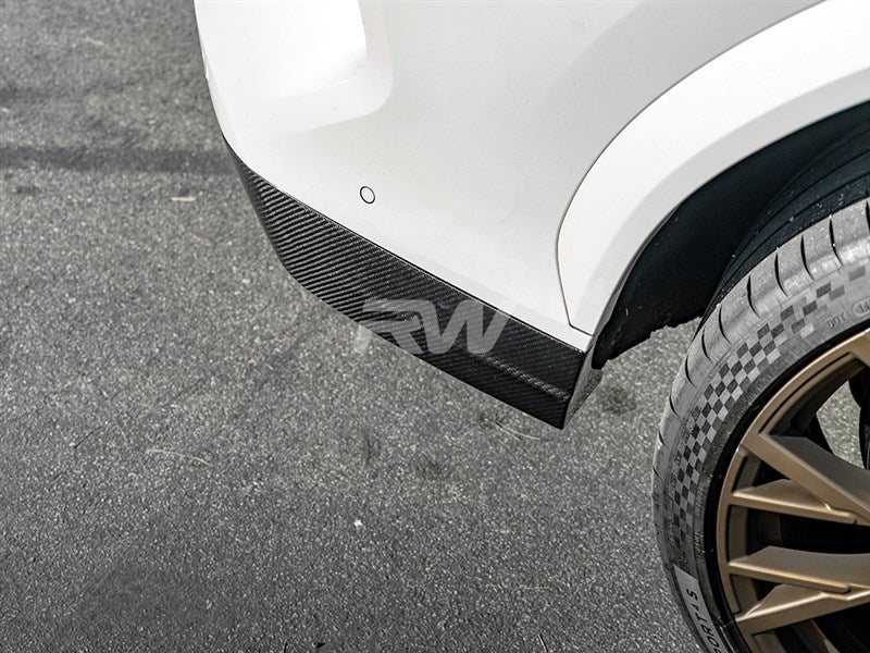 BMW F96 X6M Carbon Fiber Rear Bumper Trim