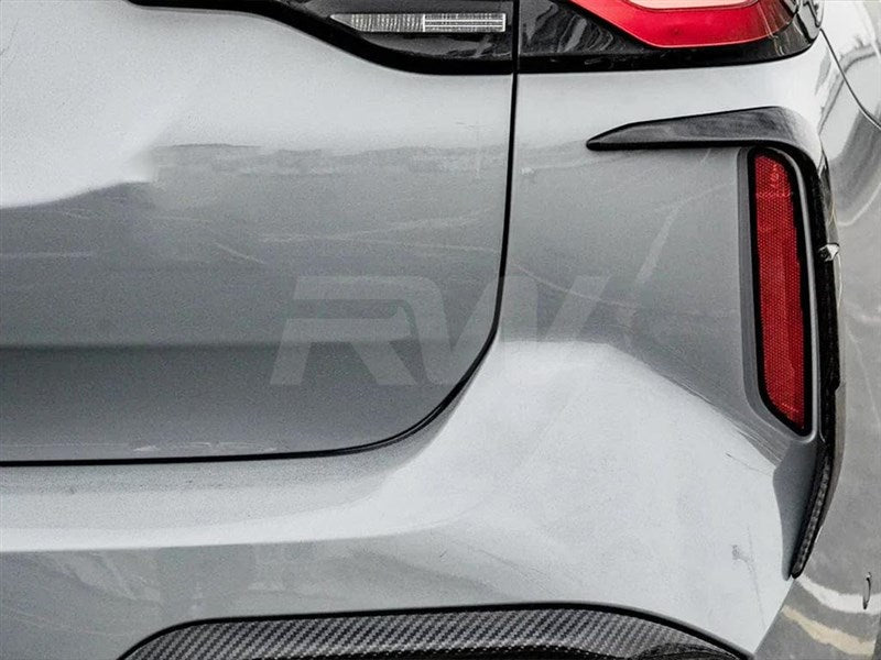 BMW F97 X3M LCI CF Rear Bumper Trims