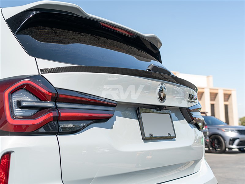 BMW G01 X3 F97 X3M RWS CF Mid Spoiler