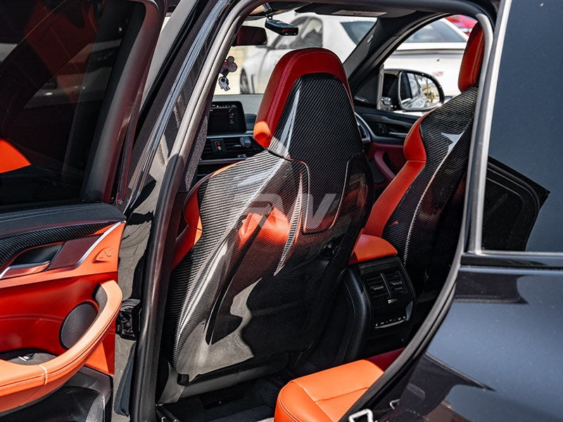BMW F97 X3M F98 X4M Carbon Fiber Seat Backs