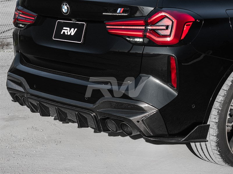 BMW F97 X3M LCI Carbon Fiber Diffuser