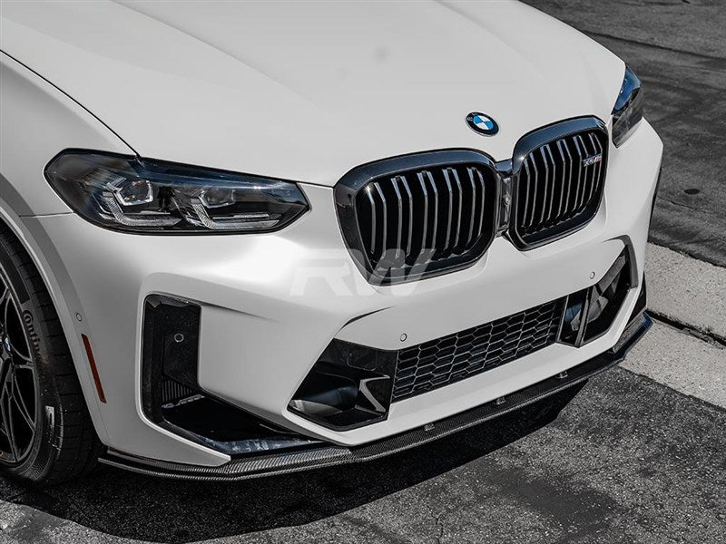 BMW F97 X3M F98 X4M LCI RWS CF Front Lip