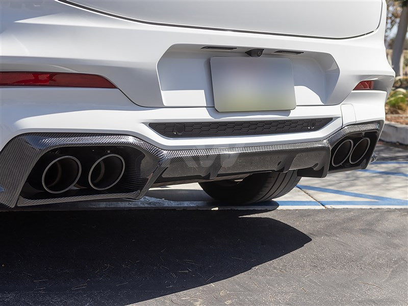 BMW F98 X4M 3D Style Carbon Fiber Diffuser