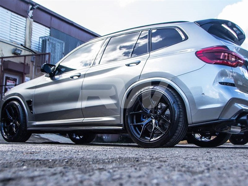 BMW X3M/X4M 3D Style CF Side Skirt Extensions Secondary image