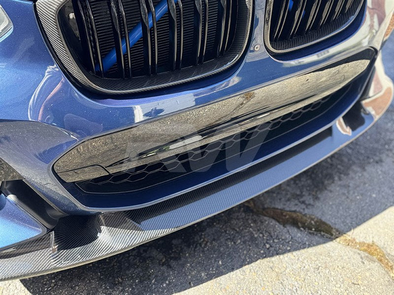 BMW G01 X3 Pre-LCI 3D Style CF Front Lip Spoiler