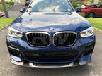 BMW G01 X3 Pre-LCI 3D Style CF Front Lip Spoiler