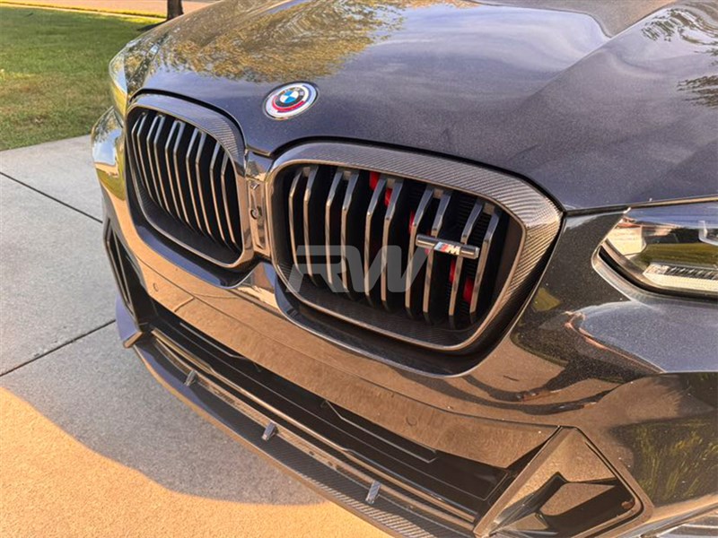 BMW G01 X3 G02 X4 LCI CF Grille Surround