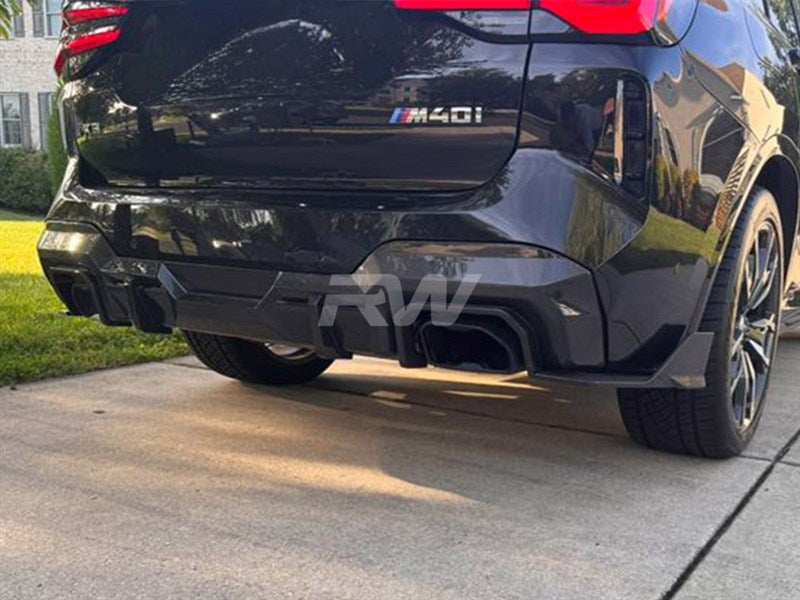 BMW G01 X3 LCI SQ Style Carbon Fiber Diffuser