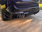 BMW G01 X3 LCI SQ Style Carbon Fiber Diffuser
