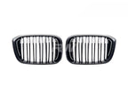 BMW G01 X3 G02 X4 Pre-LCI Dual-Slats Gloss Black Grilles