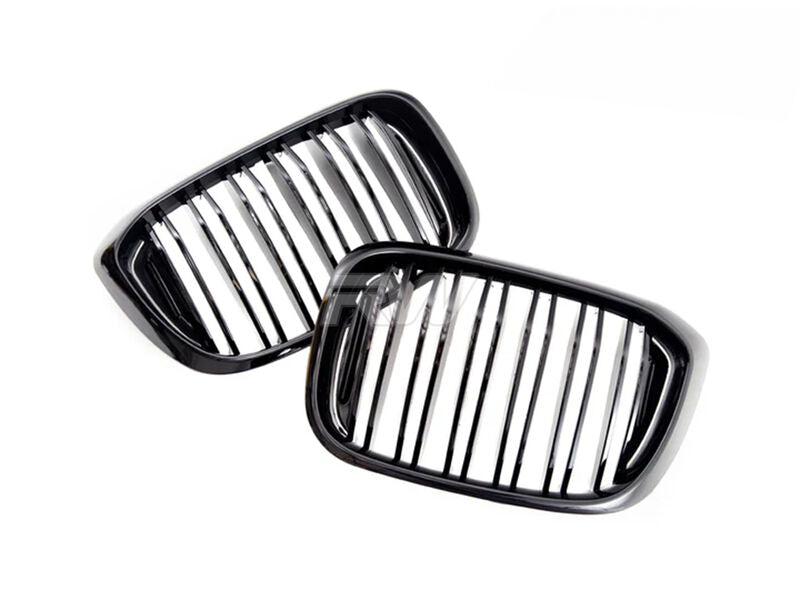 BMW G01 X3 G02 X4 Pre-LCI Dual-Slats Gloss Black Grilles