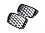 BMW G01 X3 G02 X4 Pre-LCI Dual-Slats Gloss Black Grilles