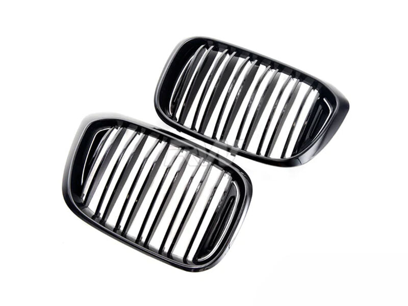 BMW G01 X3 G02 X4 Pre-LCI Dual-Slats Gloss Black Grilles