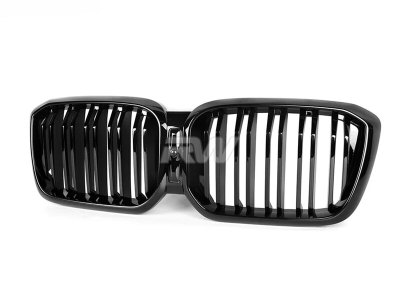 BMW G01 X3 G02 X4 LCI Dual-Slats Gloss Black Grilles