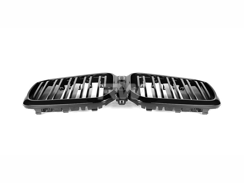 BMW G01 X3 G02 X4 LCI Dual-Slats Gloss Black Grilles