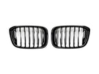 BMW G01 X3 G02 X4 Gloss Black Grilles