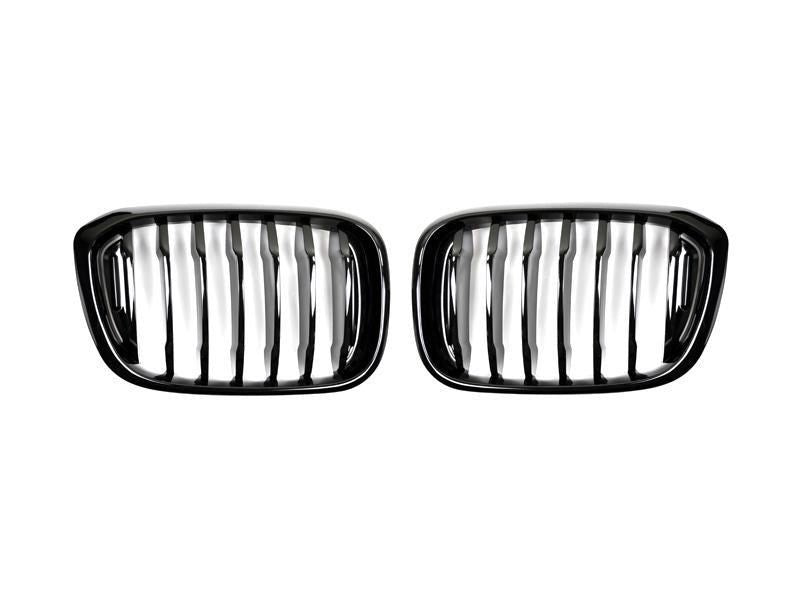 BMW G01 X3 G02 X4 Gloss Black Grilles