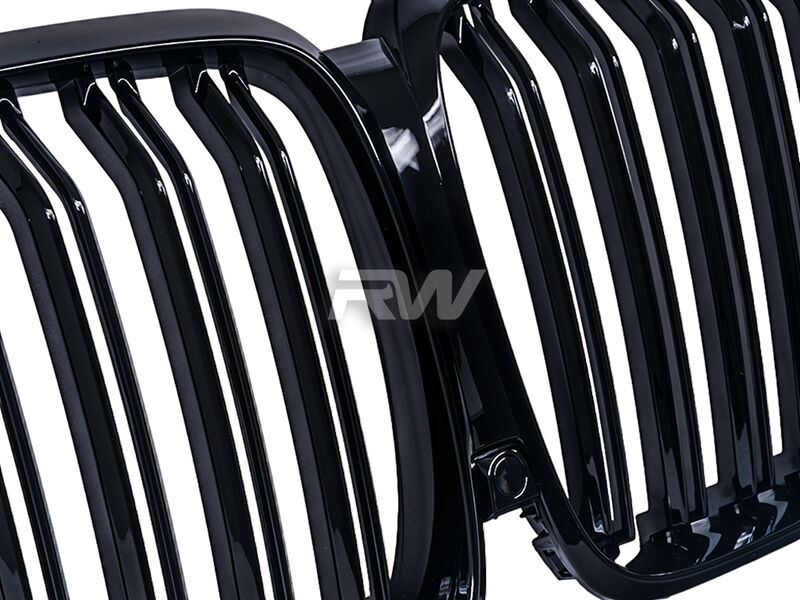 BMW G05 X5 F95 X5M Gloss Black Double Slat Grilles