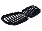 BMW G05 X5 F95 X5M Gloss Black Double Slat Grilles