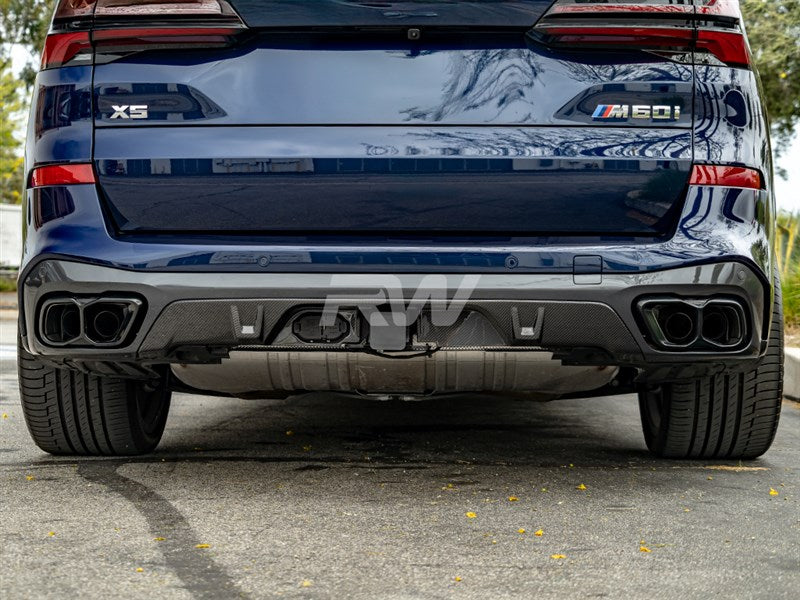 BMW G05 X5 Tow Package Carbon Fiber Diffuser