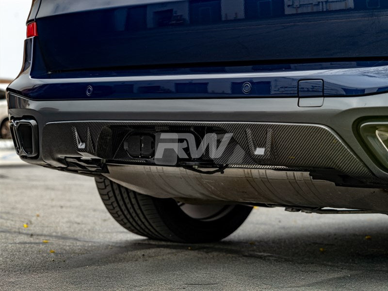 BMW G05 X5 Tow Package Carbon Fiber Diffuser