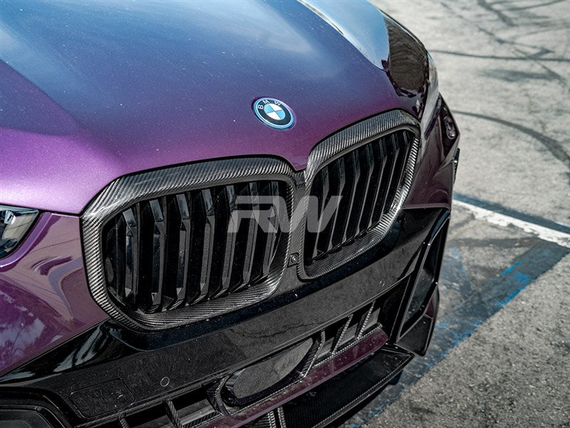 BMW G05 X5 LCI Carbon Fiber Grille Surrounds