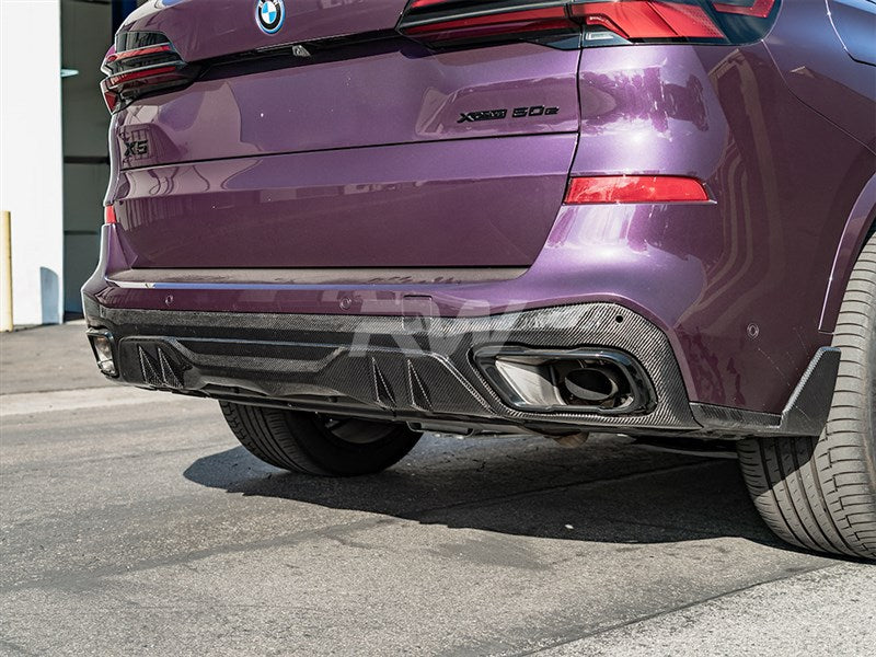 BMW G05 X5 RWS Carbon Fiber Rear Diffuser