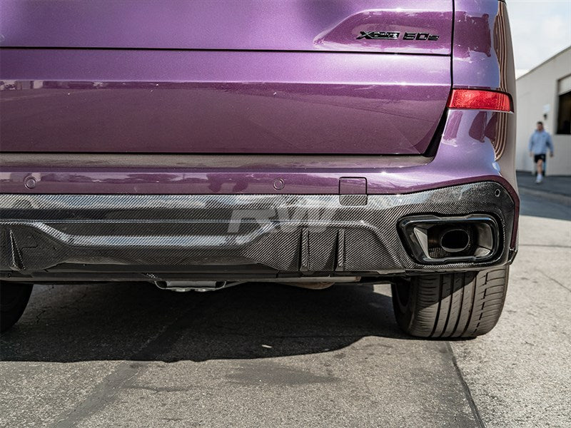 BMW G05 X5 RWS Carbon Fiber Rear Diffuser