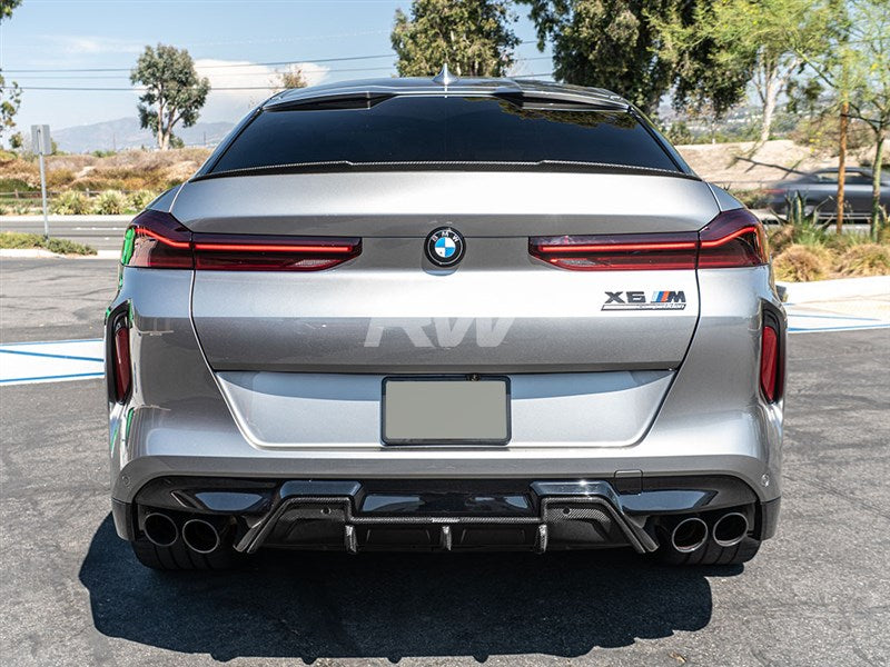 BMW G06 X6 F96 X6M M Style CF Trunk Spoiler