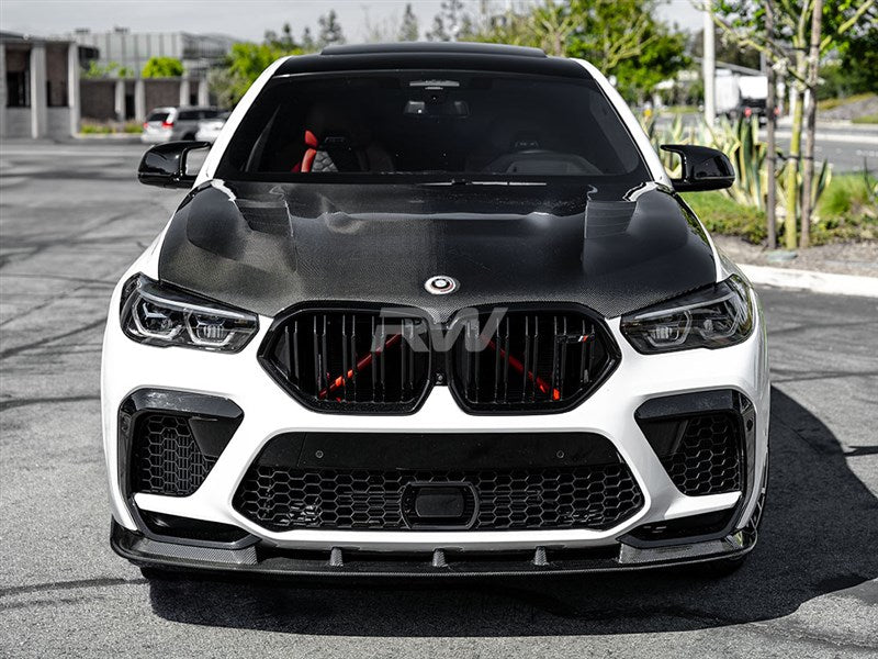 BMW G06 X6 F96 X6M Carbon Fiber Hood Secondary image