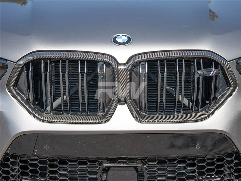 BMW G06 X6 F96 X6M CF Grille Surrounds